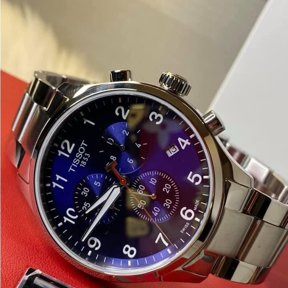 SOLD /Tissot Chronograph XL Classic
Case Size: 45mm
 Sapphire Crystal
Swiss Made - Picture 5 of 11